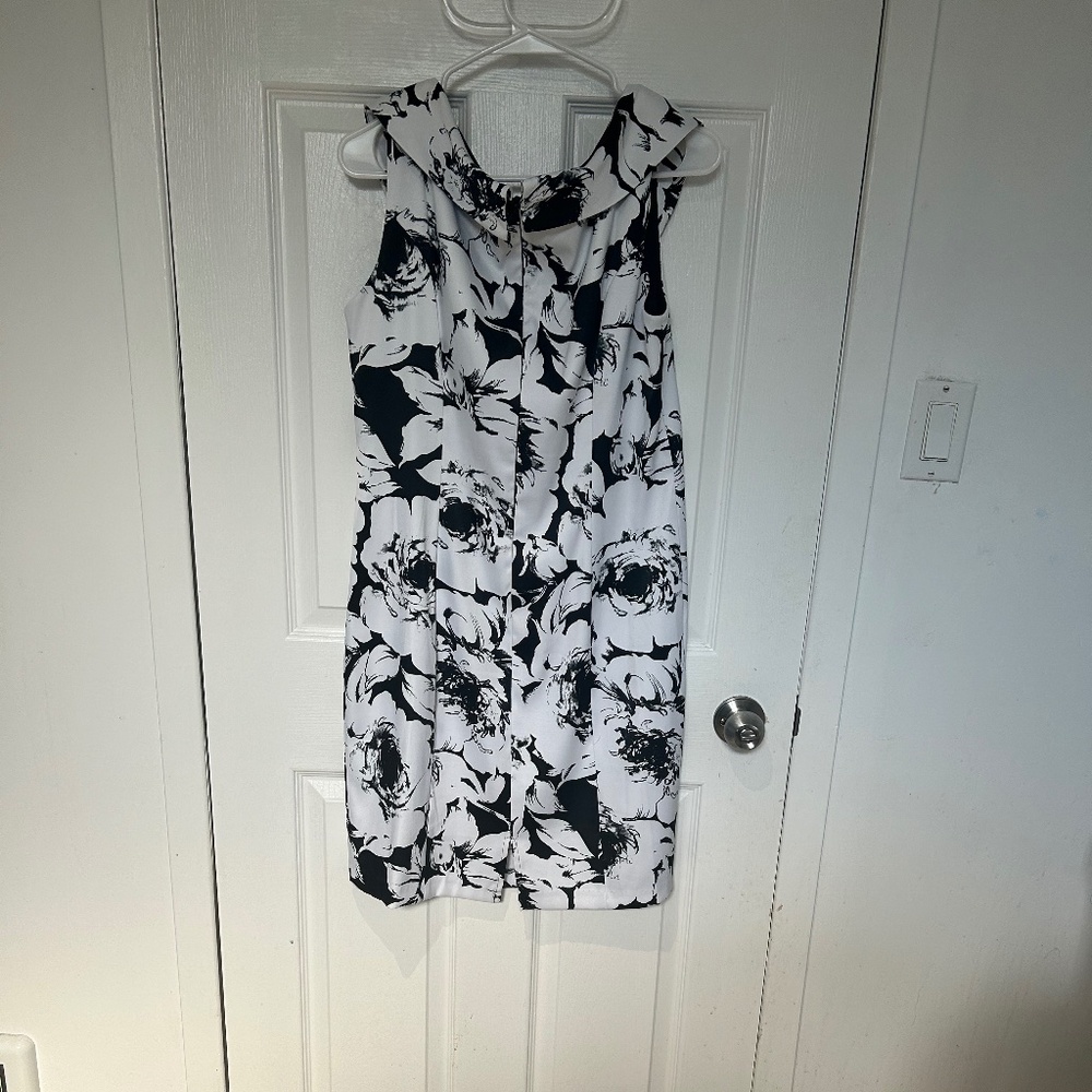 Black and White tailored dress